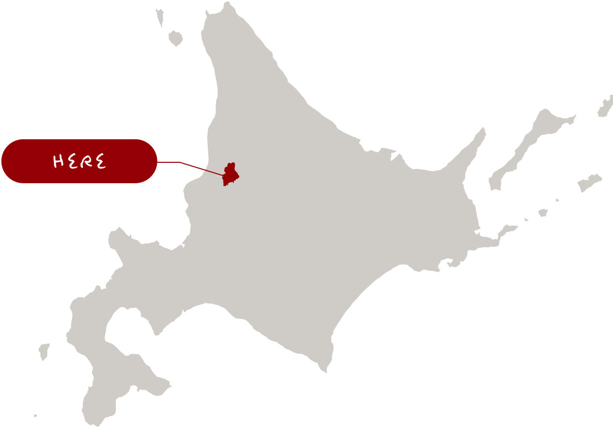 沼田町の位置（北海道のほぼ中央）